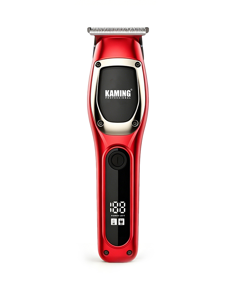 Kaming1711 nowa elektryczna maszynka do strzyżenia włosów dla mężczyzn Zero Gap cyfrowy wyświetlacz 7000 obr./min trymer do szczegółów handel transgraniczny